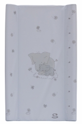 Přebalovací podložka s kapsou Scarlett Slon 80 x 50 cm - bílá