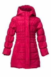 Dívčí kabátek s kapucí růžová 7-12 let