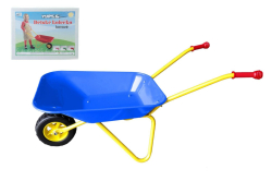 Kolečko plechové Yupee velké 78x40x32cm v krabici modré