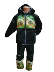 Softsheelová souprava chlapecká traktor