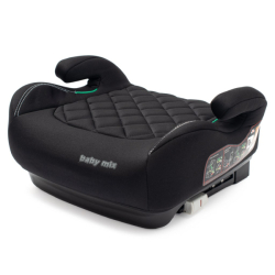 Autosedačka-podsedák BABY MIX HERO Plus ISOFIX I-SIZE black 2026