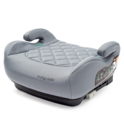Autosedačka-podsedák BABY MIX HERO Plus ISOFIX I-SIZE grey 2026 
