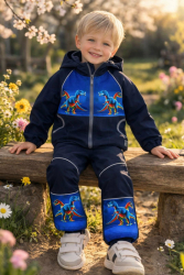 Softsheelová souprava chlapecká dinosaurus